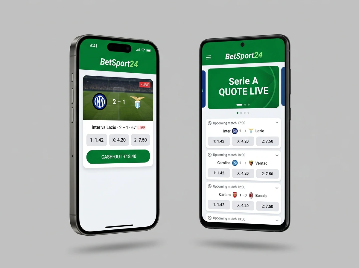 Pagamenti Betsport24 da app e mobile